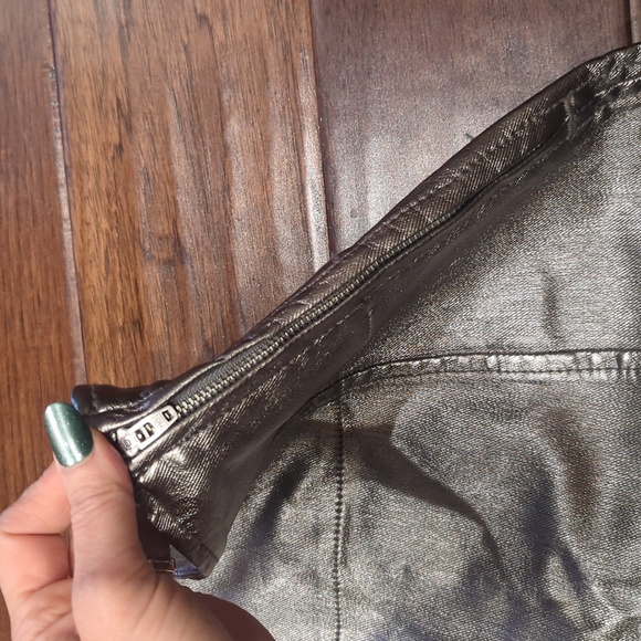 Free People coated mini skirt holding on to a dream - Picture 5 of 13